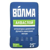 Штукатурка цементная Волма Акваслой 25 кг