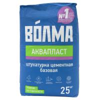 Штукатурка цементная Волма Аквапласт серый 25 кг