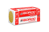 Утеплитель Isoroc Ультралайт 33 кг/м3, 1200 х 600 х 100 мм, 4 шт/уп