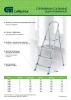 Стремянка, 10 ступеней, стальная, оцинкованная Сибртех